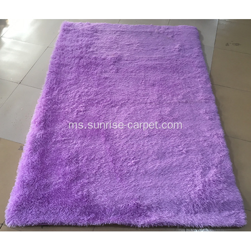 Silk lembut dengan karpet belakang slip anti